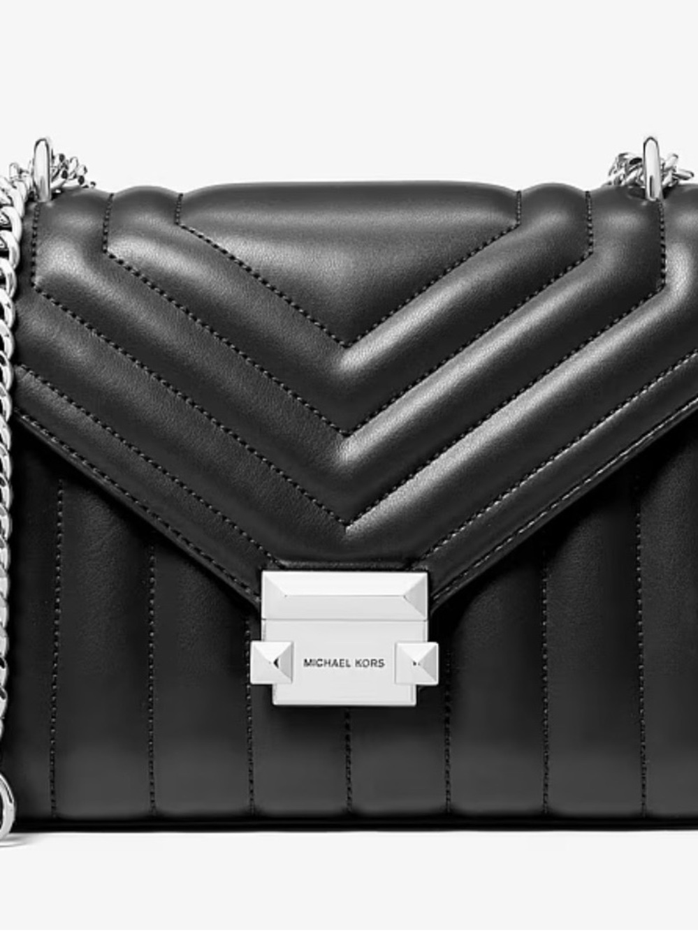 NWT Michael Kors Whitney Medium Quilted Shoulder Bag